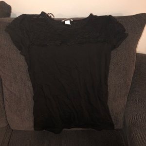 H&M Black T-Shirt